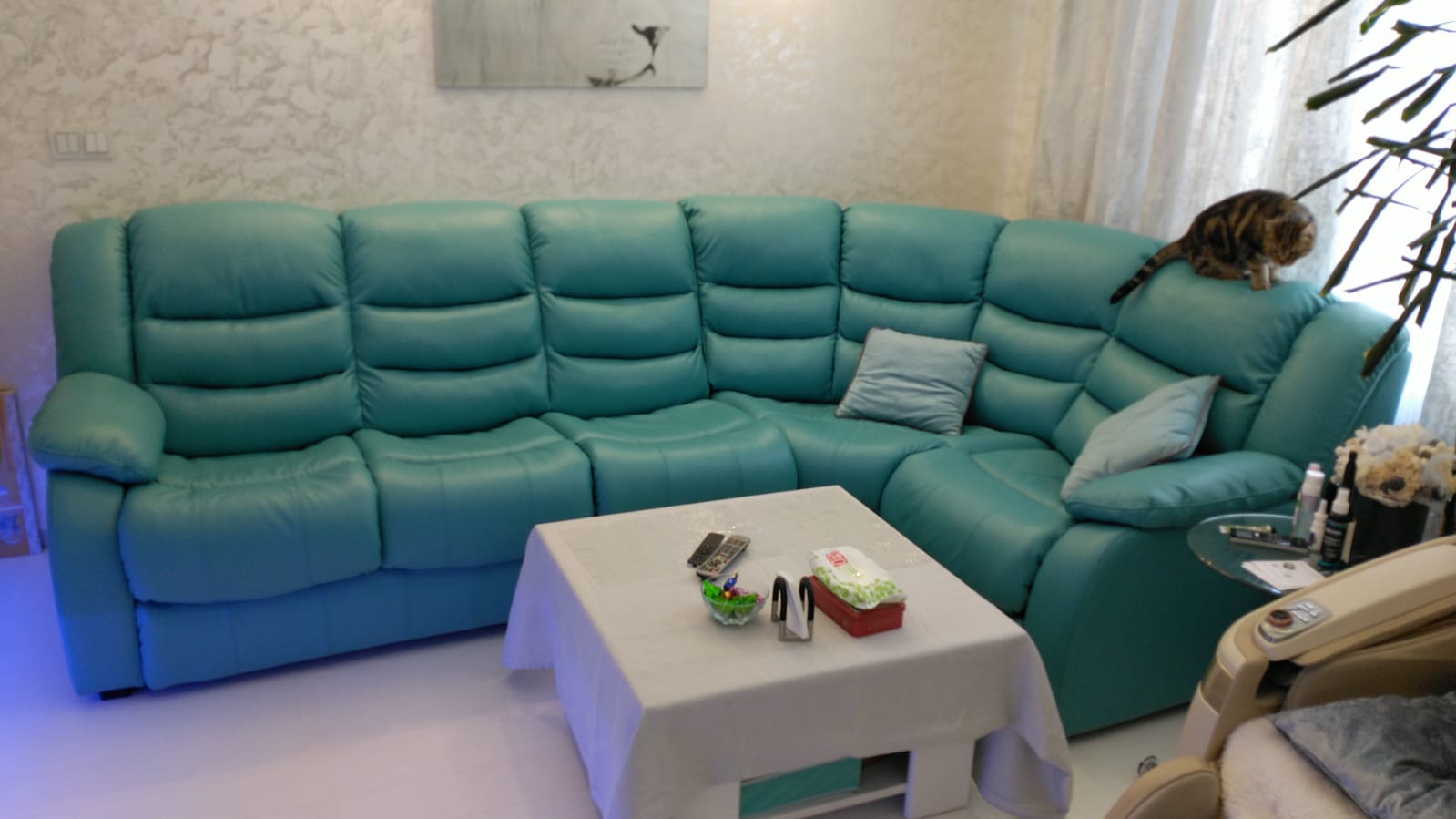 Перетяжка дивана на дому. Фрунзенская